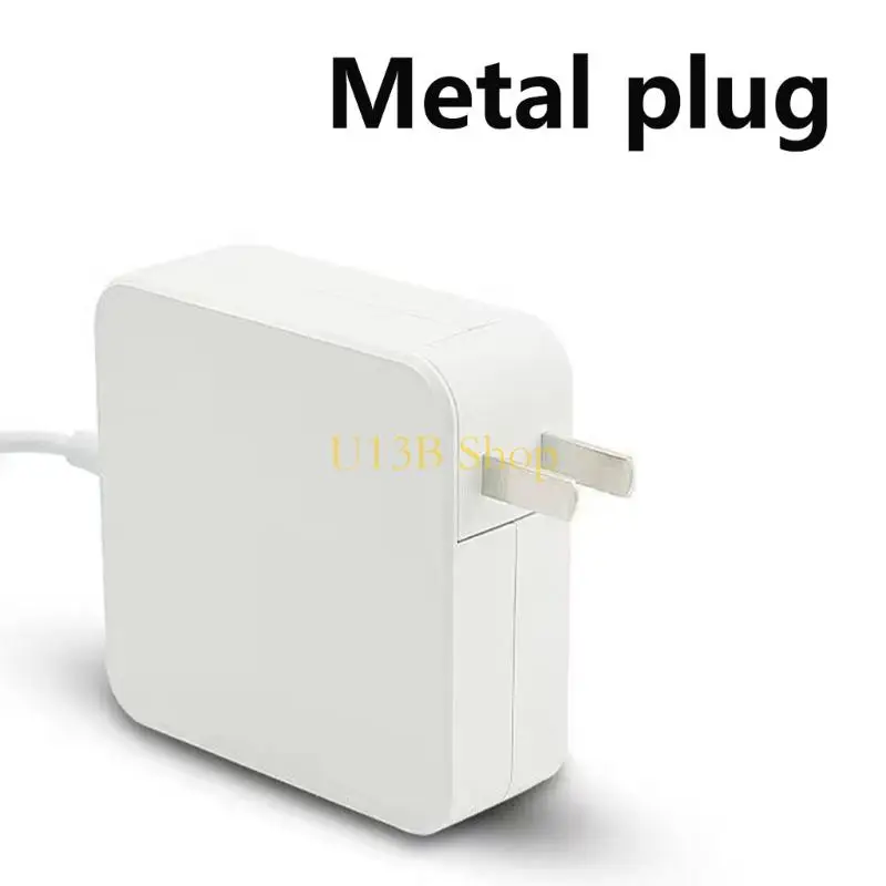 U13B Power Adapter Cord for Laptops USB C Charging Head Wall Socket Head