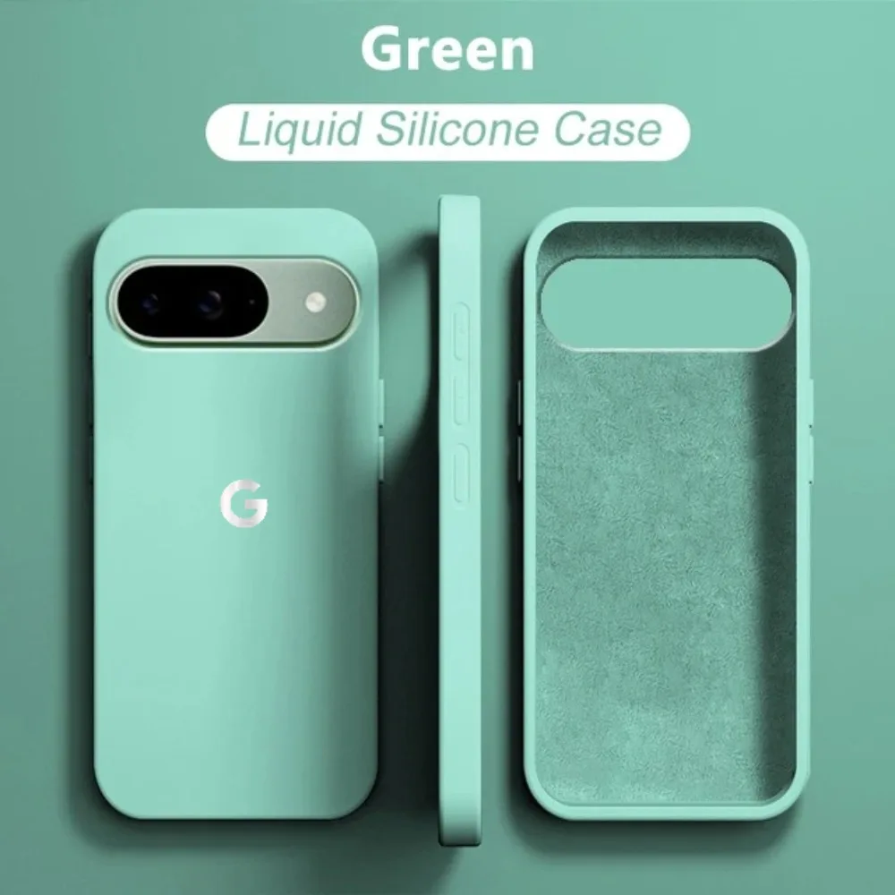 Luxury Premium Original Liquid Silicone Shockproof Slim Phone Case Cover