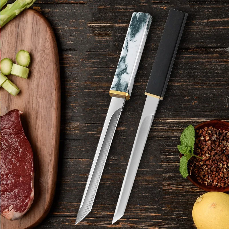 Description Picture 6 of itemStainless Steel Cleaver Meat Fruit Fish Knife Professional Kitchen Knives Hand Forge Boning Butcher Knife Utility Knife BBQ Tool