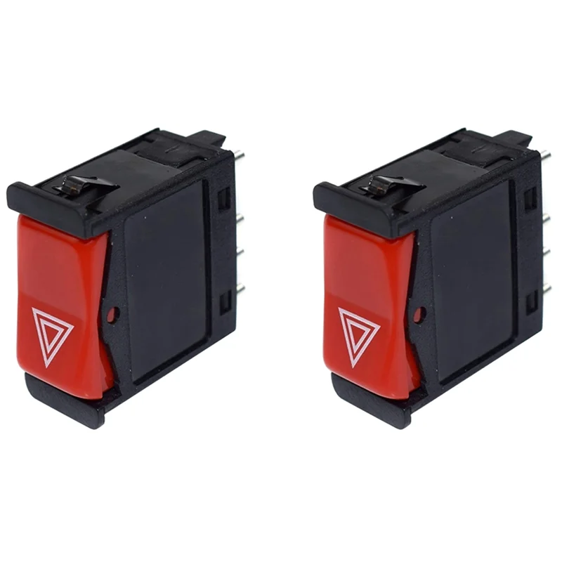2X Avvertimento Interruttore Lampeggiante Di Emergenza 1248200110 Per Mercedes-Benz W124 W201 W202 500E 300Ce 400E 190E