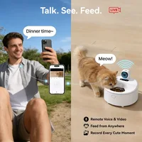 2026 Smart Wet Food Feeder Automatic Timed Cat Feeder with Semiconductor Cooling Heating Refrigerated Pet Food Dispenser 4
