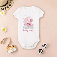 Personalized Dragon Baby Bodysuit Custom Name Infant Cute Romper Boys Girls Clothes Baby Shower Gift Newbron Baby Outfit 6