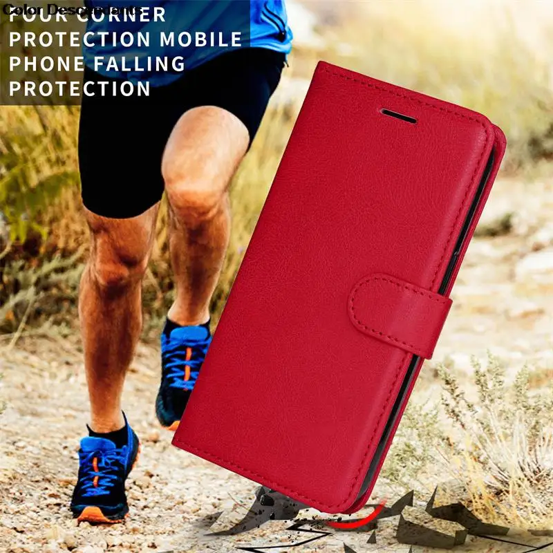 Sleek Magnetic Wallet Phone Case with Stand and Card Holder
