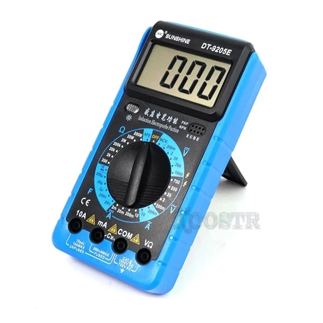 9205 LCD Screen Digital Multimeter Volt Ohm Meter Ammeter - MODDIY