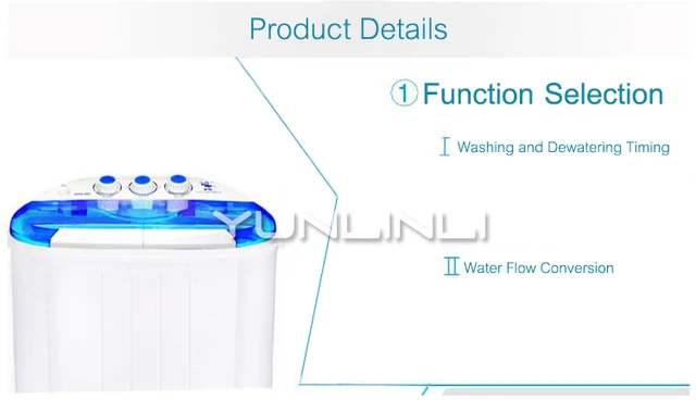 2025 Version Mini Clothes Dryer Washing Machine Clothes Washer Small-size Washing Machine for Children Clothes 5
