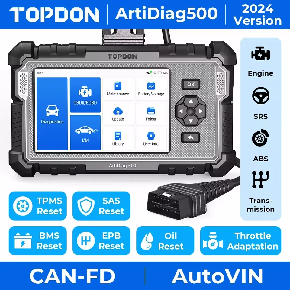 OBD2診断機　TOPDON ArtDiag500S TOPDON AD500 – Topdon Artidiag | Diagnostic Tools Battery