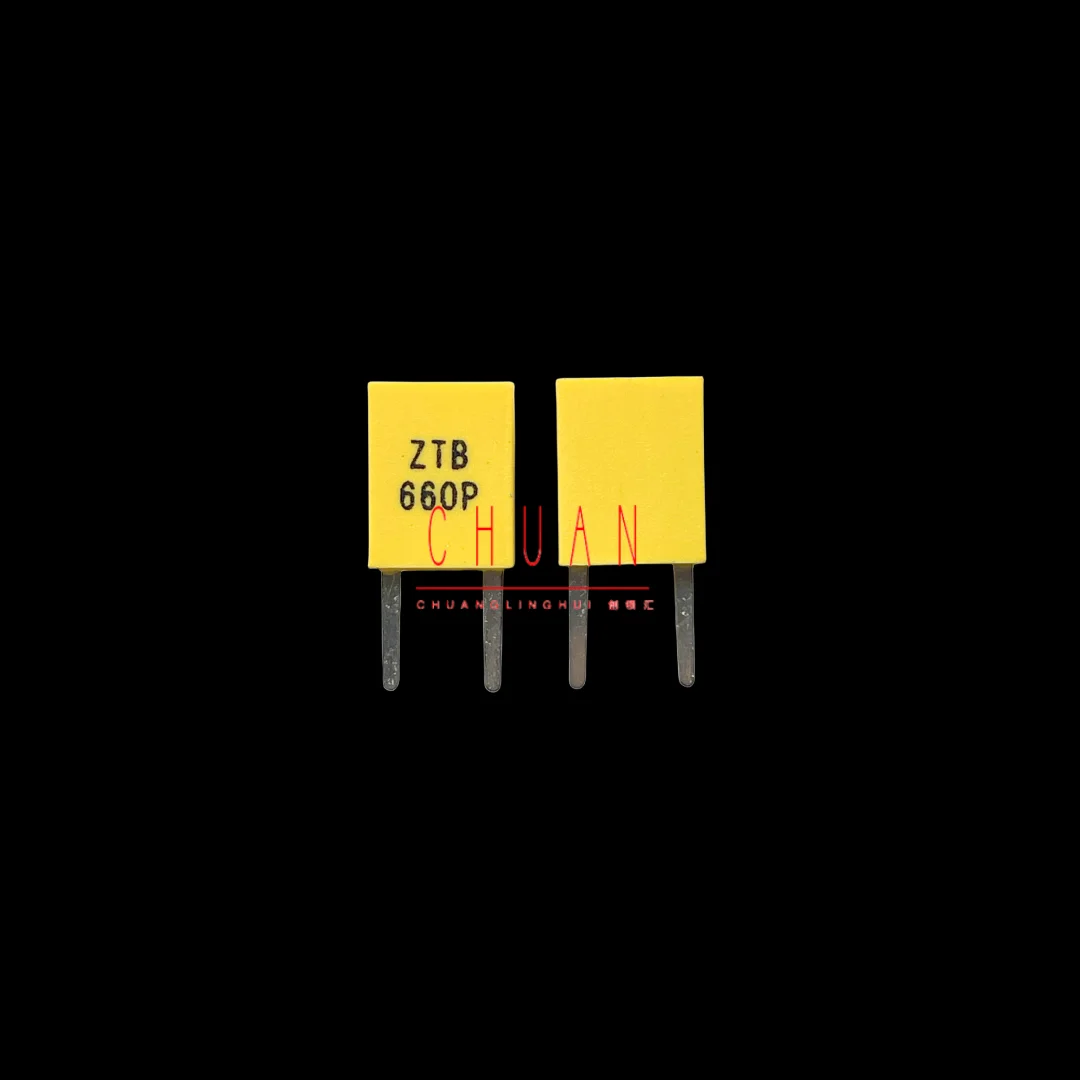 100pcs/인라인 세라믹 수정 발진기 ZTB660P 세라믹 발진기 2개의 다리 660KHZ 원격 컨트롤러 수정 발진기