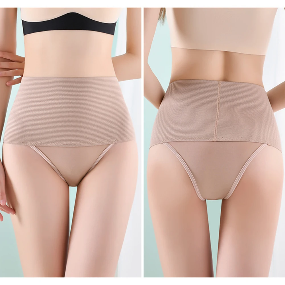 High Waist Tummy Control Shapewear Briefs Front View