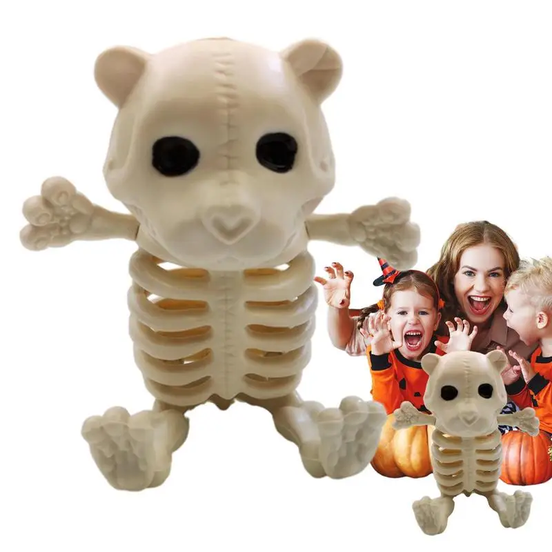 

Skull Statue For Halloween Halloween Decoration Figurines Halloween Bear Skeleton Table Decoration For Home Living Room