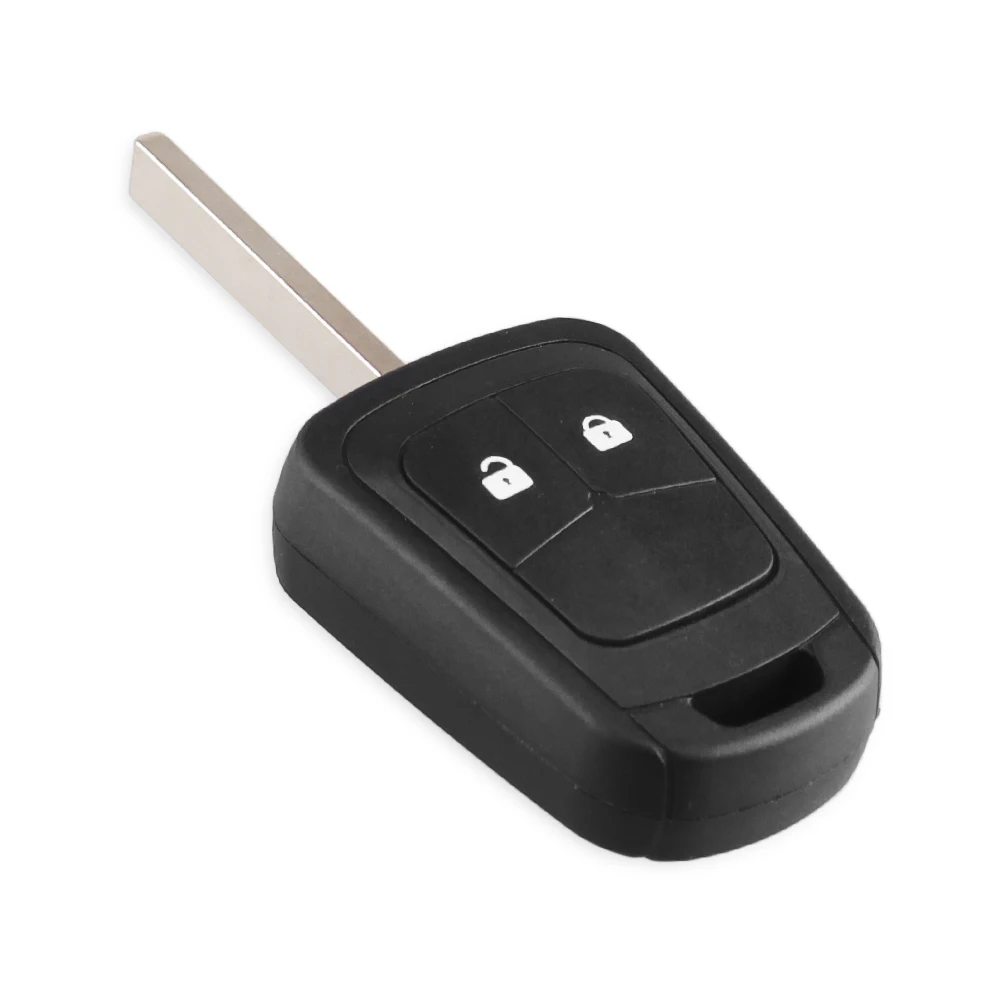 Key Case Car Remote Key Car Key Car Key Shell Key Shell 2/3 Buttons Car Remote Key Shell Fob Case For Chevrolet AVEO Cruze For Opel Malibu Sonic Replacement HU100 Key Blade