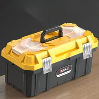 Hardware tools thickened storage box Hardware large industrial-grade household vehicle multi-function maintenance toolbox 1