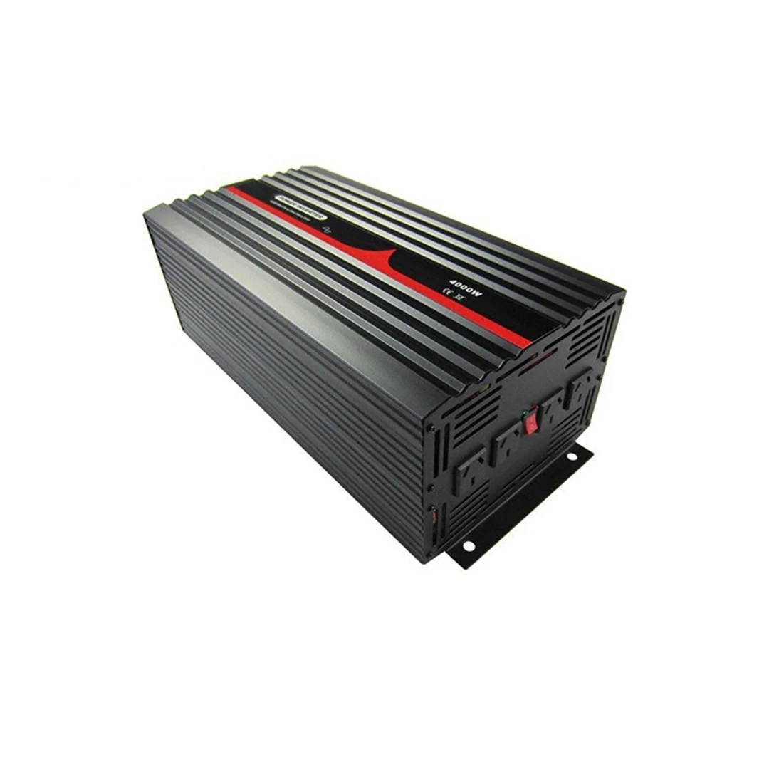 4000W Pure Sine Wave Power Inverter DC12V/24V/48V AC100-120V AC220-240V With Ove
