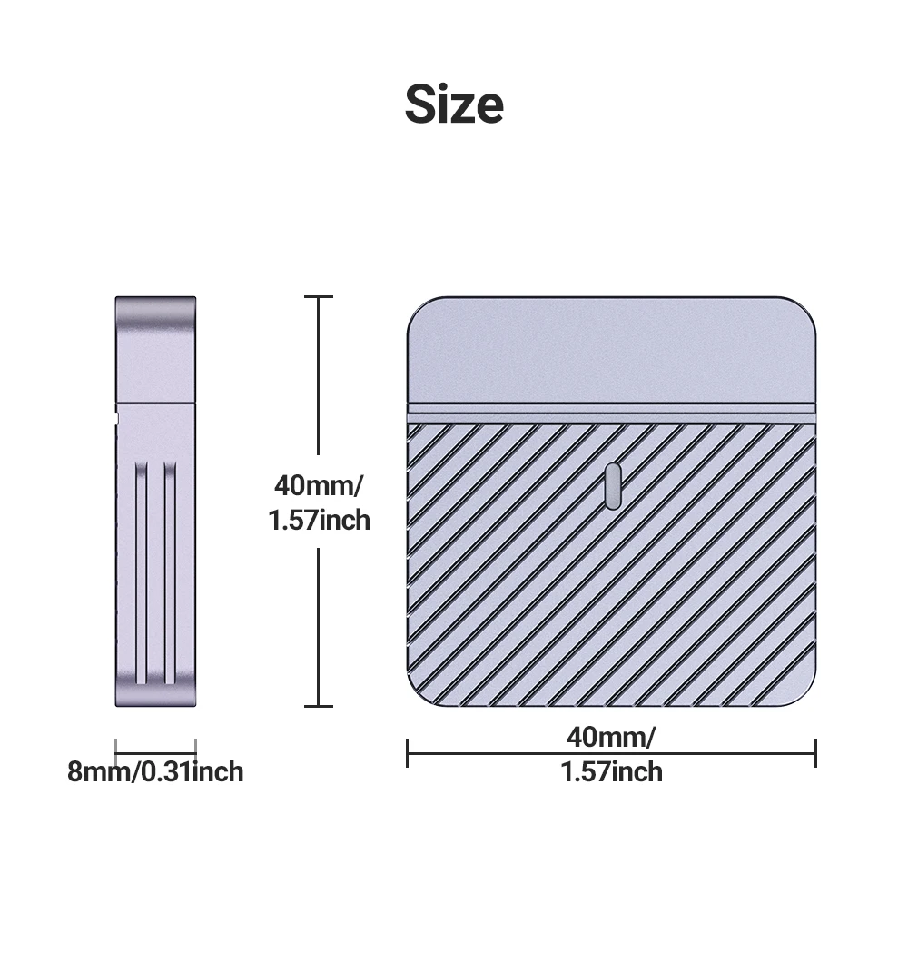 Solid State Drive, Magnet Protective Case, USB 3.2, 10Gbps, 2230 M.2