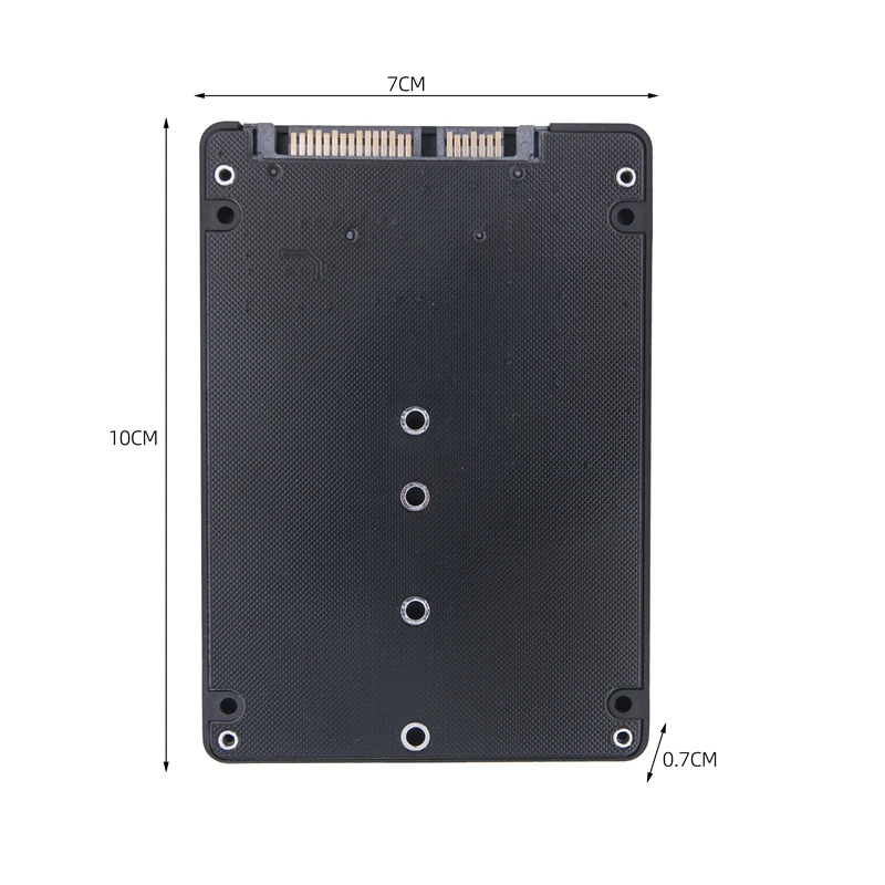 NEUE Add-On-Karten M.2 auf SATA 3.0 6 Gbit/s 2,5-Zoll-Riser-Board NGFF M.2 SATA SSD-Adapter B-Tastenunterstützung 2230 2242 2260 2280 M.2 SATA SSD – Detail 5