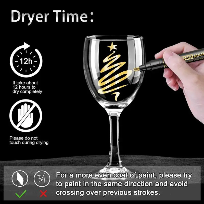 Electroplating Mirror Effect Waterproof Paint Marker