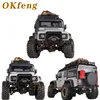 Metal Front and Rear Bumper with Tow Hook for TRX4M Defender 1/18 RC Crawler Car Upgrade Parts Accessories O08 3