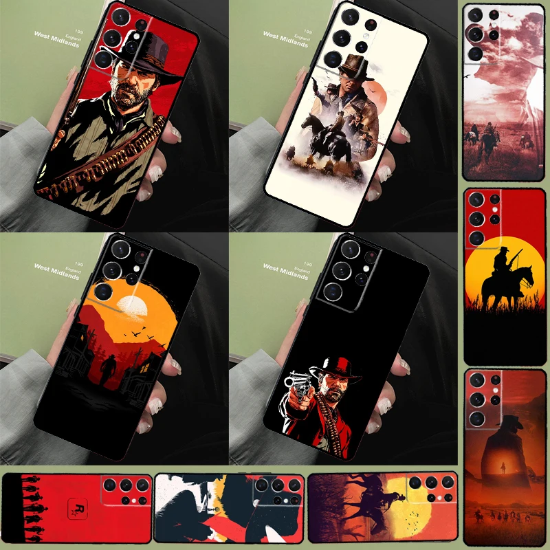Custodia Red Dead Redemption 2 Per Samsung Galaxy S23 S22 S21 Ultra S20 Fe S8 S9 S10 Note 10 Plus Note 20 Ultra Cover