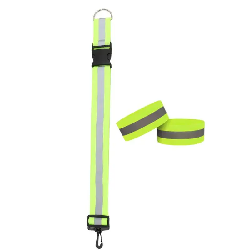 

Reflective Shoulder Strap Reflective Arm Bands For Night Walking Adjustable Reflective Wrist Strap Safety Armband Sash