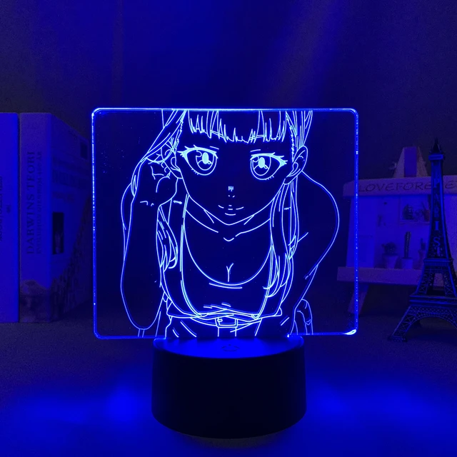 3d Led Lamp Anime Fire Force Maki Oze for Bedroom Decorative