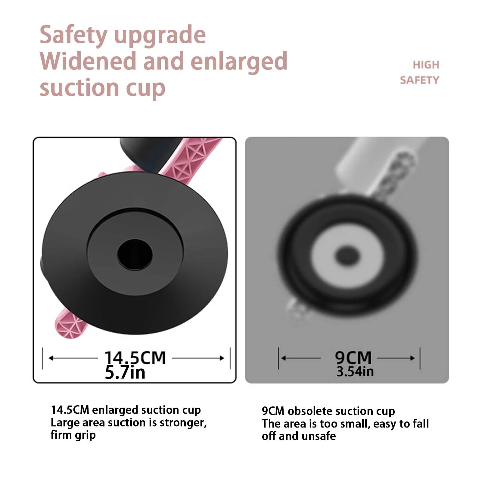 Sit Up Trainer Multifunctional Sport Sit-Up Bar Adjustable Abdominal Trainer Foam Handle For Home Suction Cup Builder Home