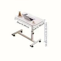 Multifunctional Bedside Table with Adjustable Height and Rotating Top Design - Suitable for Dormitory and Home Use 4