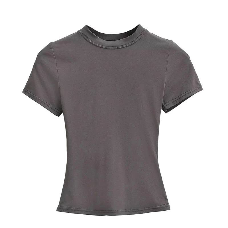 ตัวเลือกสินค้า เสื้อยืดแฟชั่น Y2K ทรงกระชับ ใส่สบาย ดีไซน์สวย