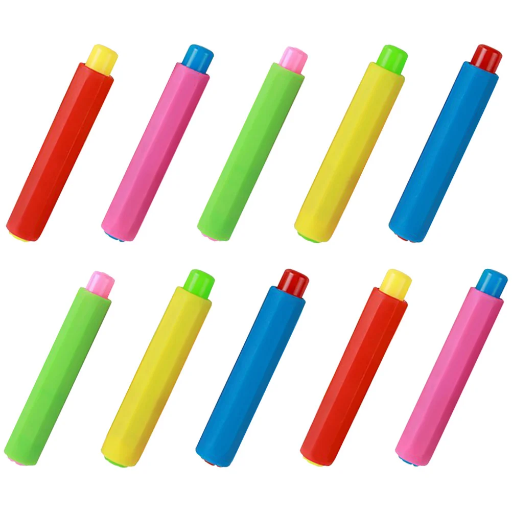 

25 Pcs Chalk Set Holders for Teachers Clip Kickstand Portable Colorful Pp Lightweight Clamp Plastic Cover Colored