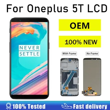 OEM AMOLED For Oneplus 5T LCD Display OEM Touch Screen LCD Panel Replacement For Oneplus 5T Assembly Replacement Display