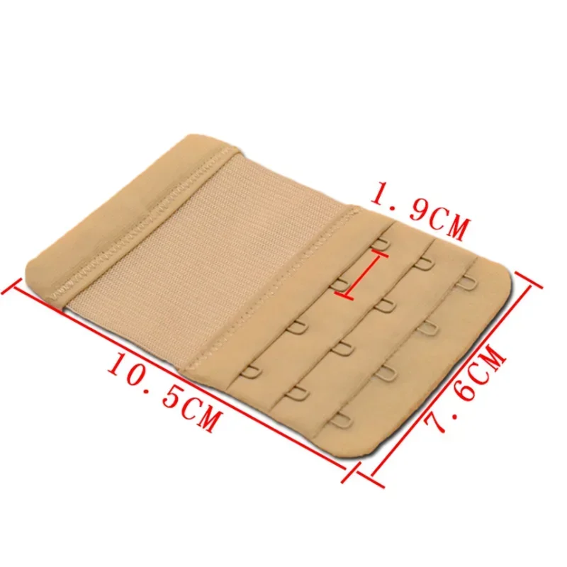 Bra Extender 3PCS Bra Extender 2/3/4 Hooks Women Elastic Bra Extension Strap Hook Clip Intimates Adjustable Lengthened Buckle Accessories