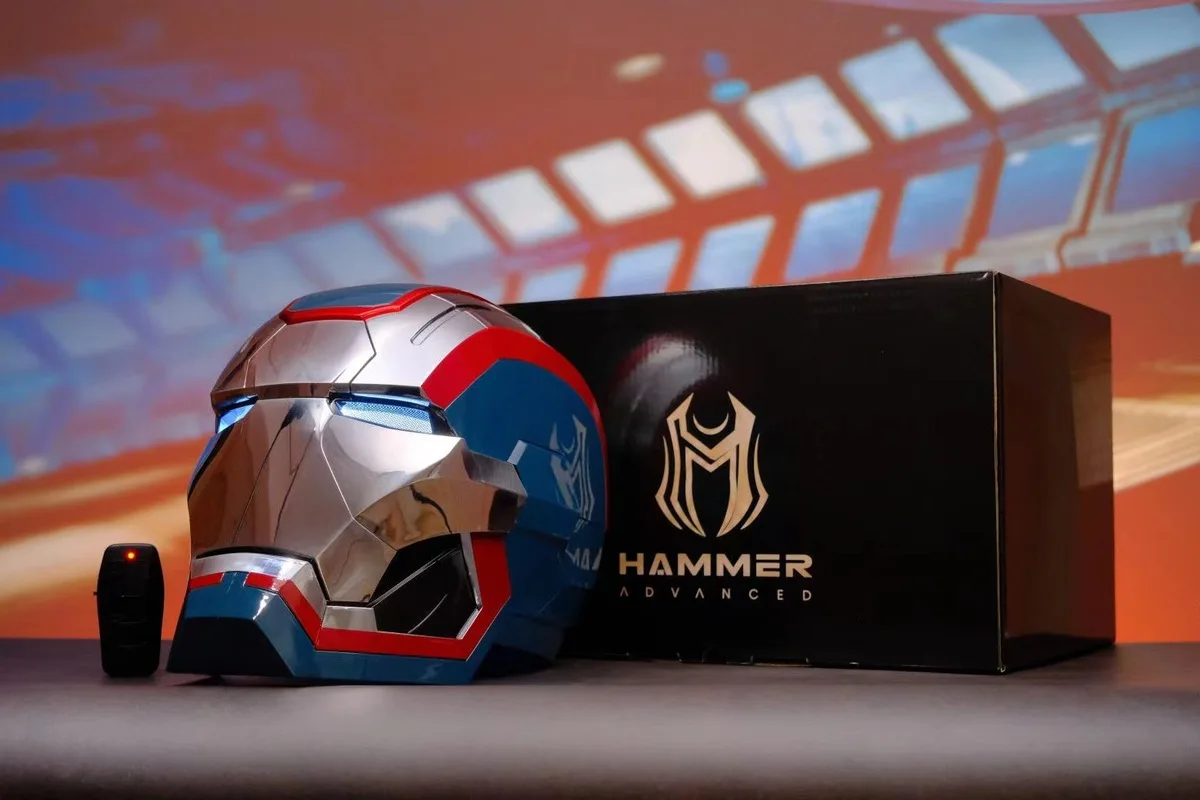 War Machine Patriot Helmet Piece Open And Close Iron Man Helmet Può Essere Decorato, Raccolto E Dato Come Regalo