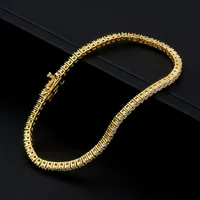 Factory Price D VVS1 Moissanite Tennis Bracelet 925 Sterling Silver Single Row Classics with GRA Bracelets for Women Man Jewelry