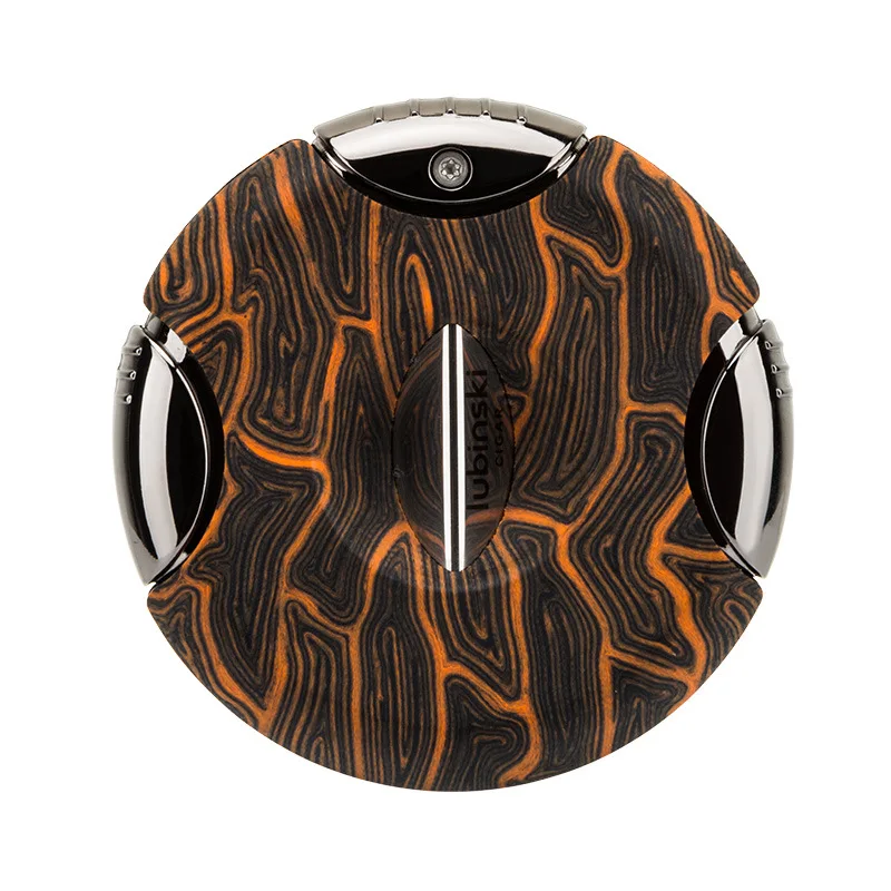 

LUBINSKI ножницы для сигар, Круглый V-образный вырез, портативный легкий материал G10, гладкий острый Гильотинный Резак для сигарет