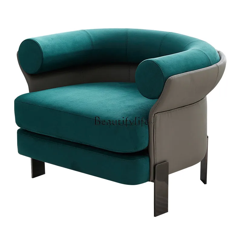 

French Vintage Style Single-Seat Sofa Chair Living Room Leisure Chair