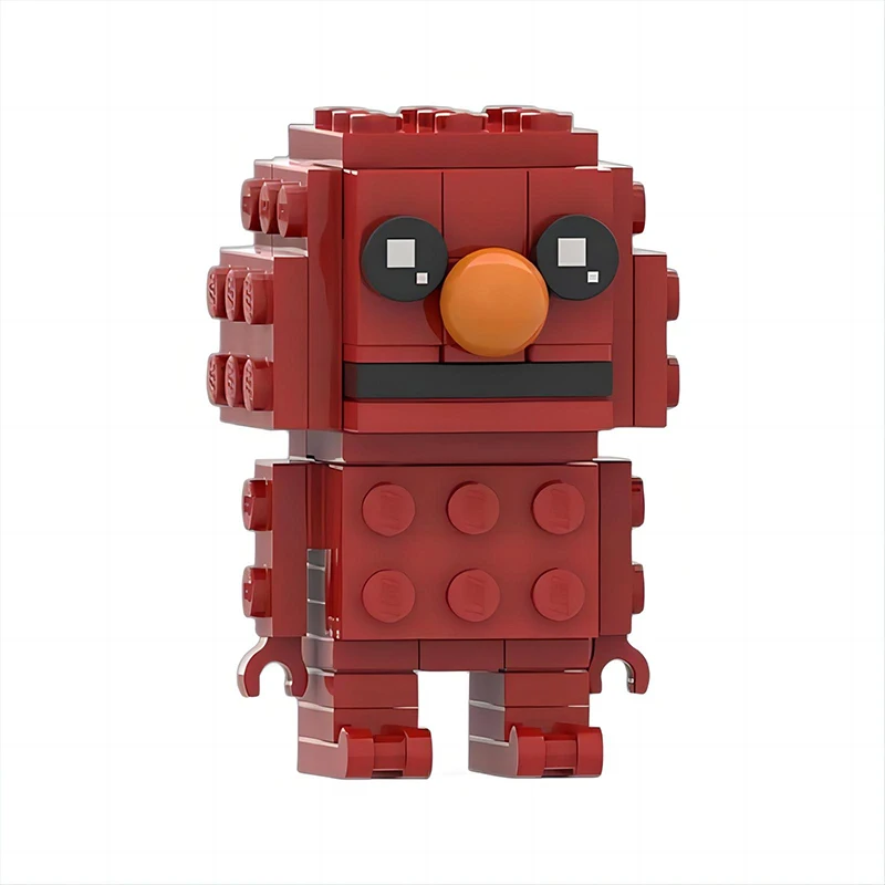 Cartoon Anime Trendy Dolls Building Block MOC  Creative Animal Robot Cartoon Characters Assembly Model Puzzle Toy Gift