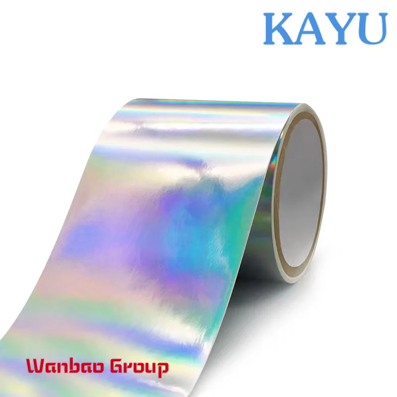 Custom Holographic self adhesive destructible paper for printing