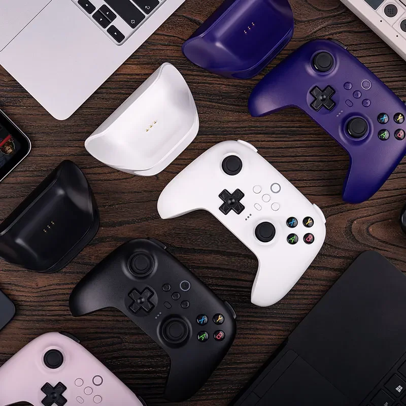 8BitDo-ñ 2.4G , Ȧ Ʈ ̽ƽ Ʈ, PC  Ʈѷ,   ũ, ȵ̵  , ǰ