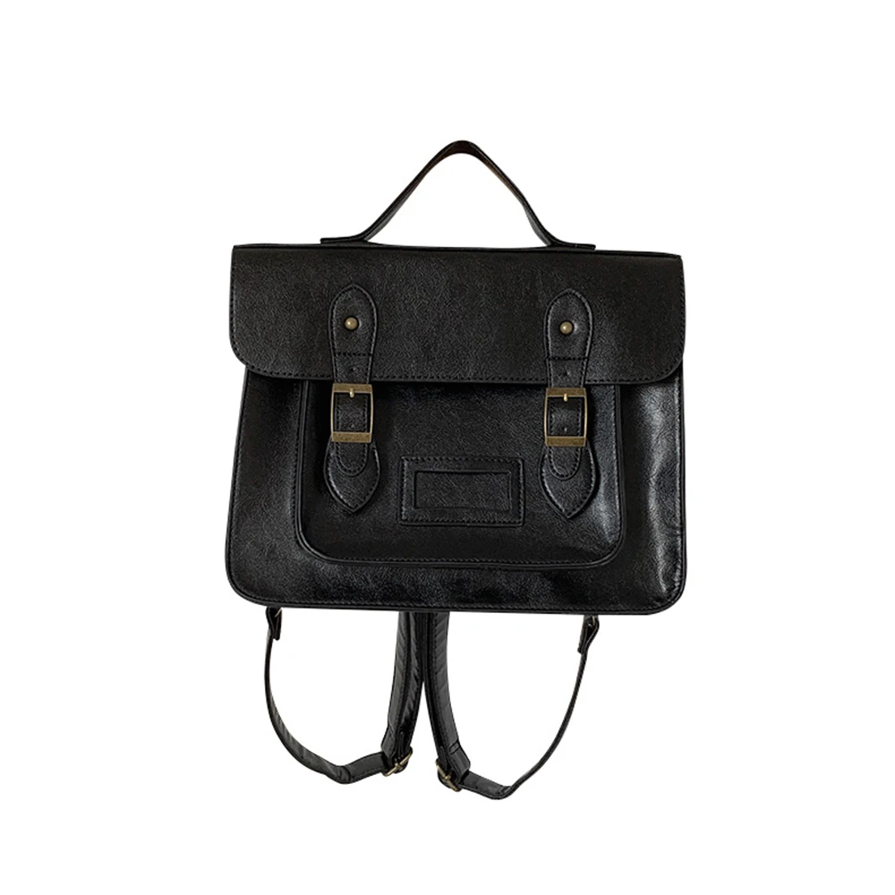 

Wednesday Addams Wednesday Cosplay Student Backpack Retro PU Leather School Shoulder Bag Handbags Totes Gifts