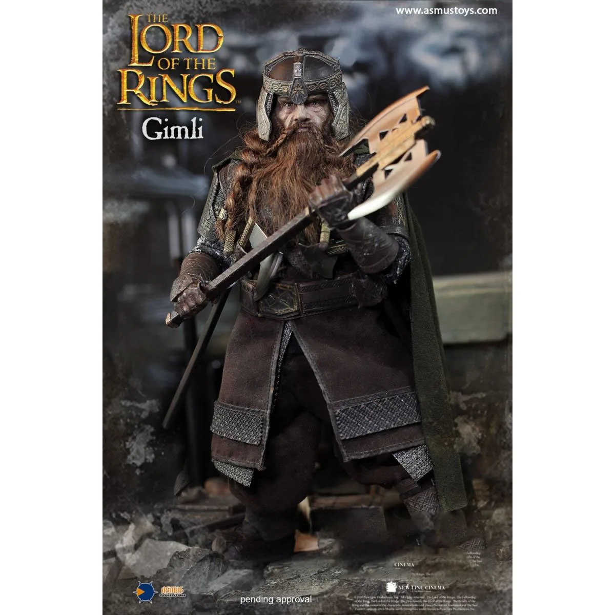 

In Stock 100% Original Asmus Toys Gimli The Lord of The Rings 1/6 Movie Character Model Art Collection Toy Gift