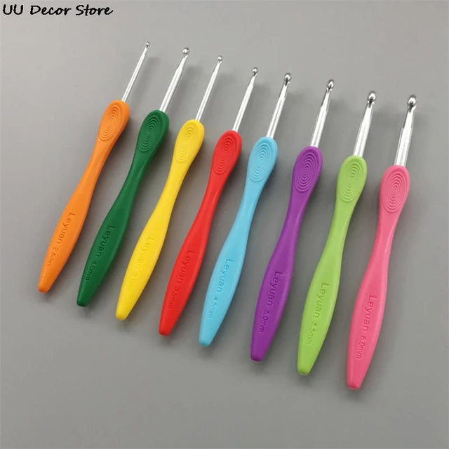 100pcs Crochet Hooks Set Knitting Tool Accessories with Leather Case for  hobby
