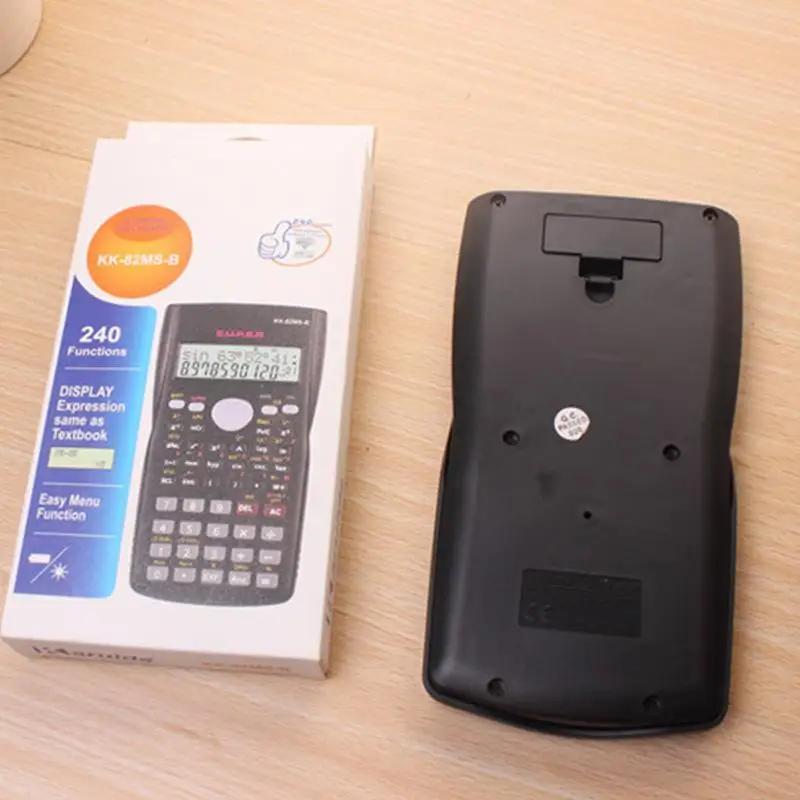 전문 과학 계산기, 12 자리 공학 계산기, 2 줄 기능 수학 계산기, 교실용 대형 디스플레이