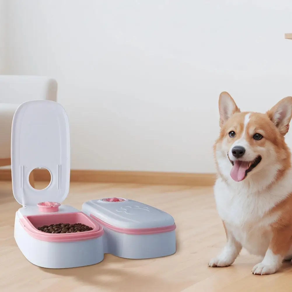 Automatic Feeder For Cats And Dogs With Timer Smart Food Dispenser For Wet Dry Food Dispenser Timer Bowl Pets Feeding Suppl S6L3