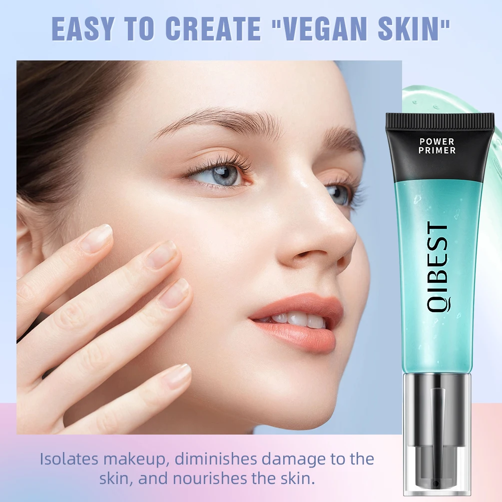QIBEST 32ml Power Grip Primer Gel Based Hydrating Face Primer For Smoothing Skin Gripping Makeup Invisible Pore Colorless Primes