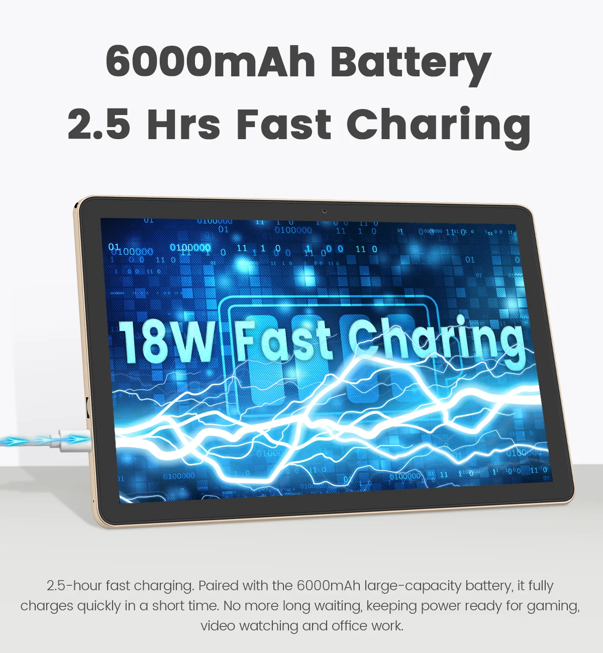 ANRY C95 11 Inch Android 15 Tablet 2026 Octa Core 20GB RAM 128GB ROM 6000mAh 18W Fast Charging 5G WiFi 6 HD IPS Global Tablet PC 2