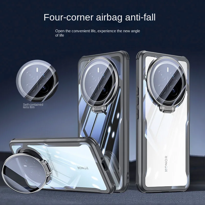 Switchable Glass Lens Protector with Anti-Yellowing Clear Back Case