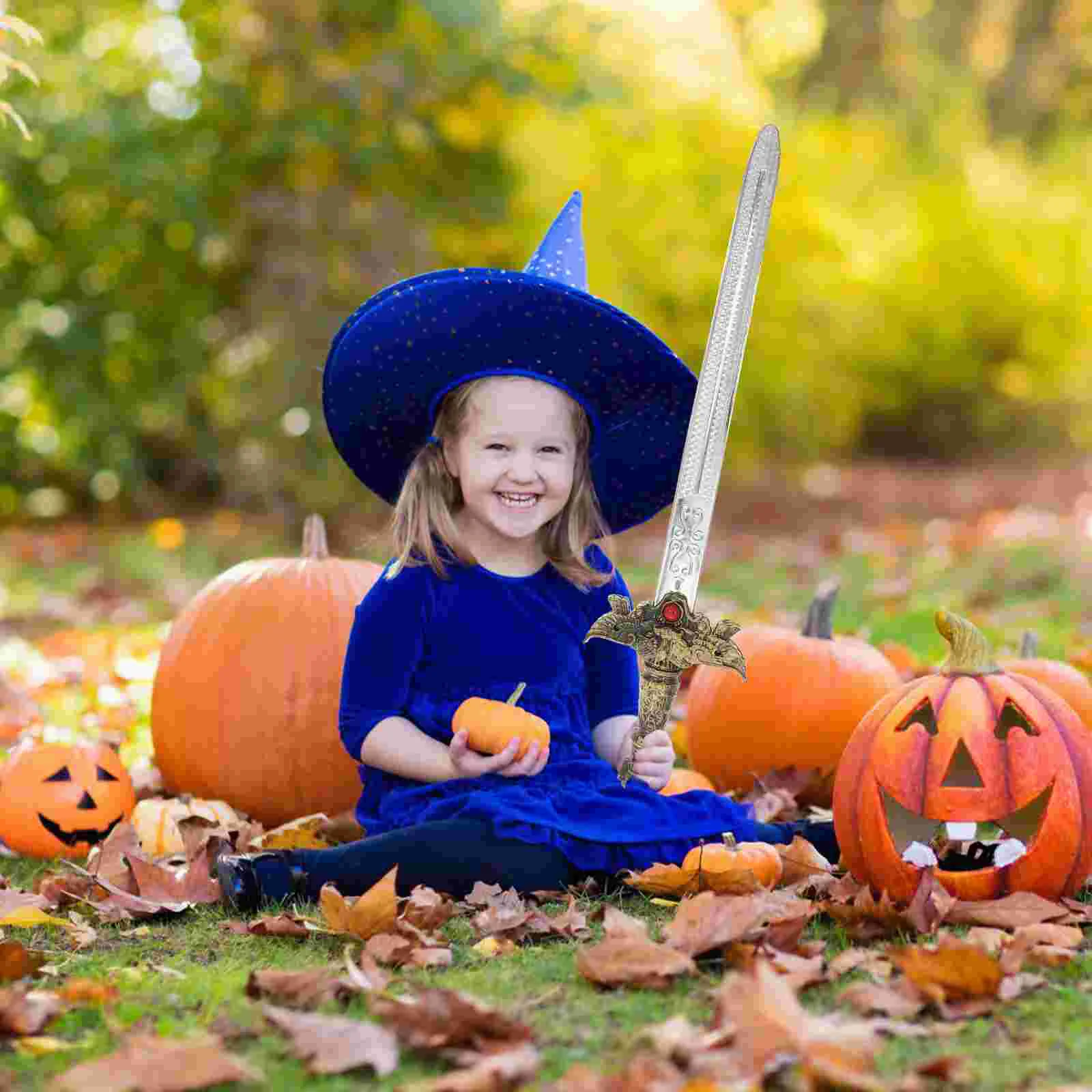 Halloween Costume Prop Cosplay Sword Katana Swords Samurai Props Japanese Kids Prince Knight Pretend