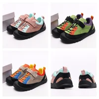 Real leather Climbing Children's shoes Famous Designer Luxury Brand High quality Youth Sneakers Non-slip Basketball shoes 1