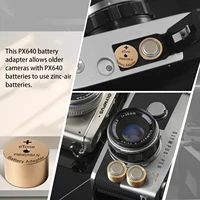 Pure Copper Battery Converter for Yashica Electro35/Olympus PX640 battery Adapter Vintage Camera Accessories Durable Photo Gear - Image 3