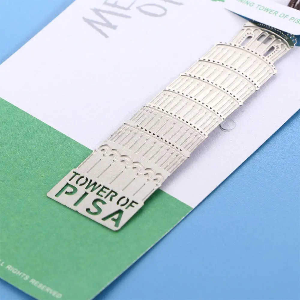 Metal Big Ben Bookmark Vintage Eiffel Tower European Bookmark Statue of Liberty Mark Page Building Book Mark Learn Supplies