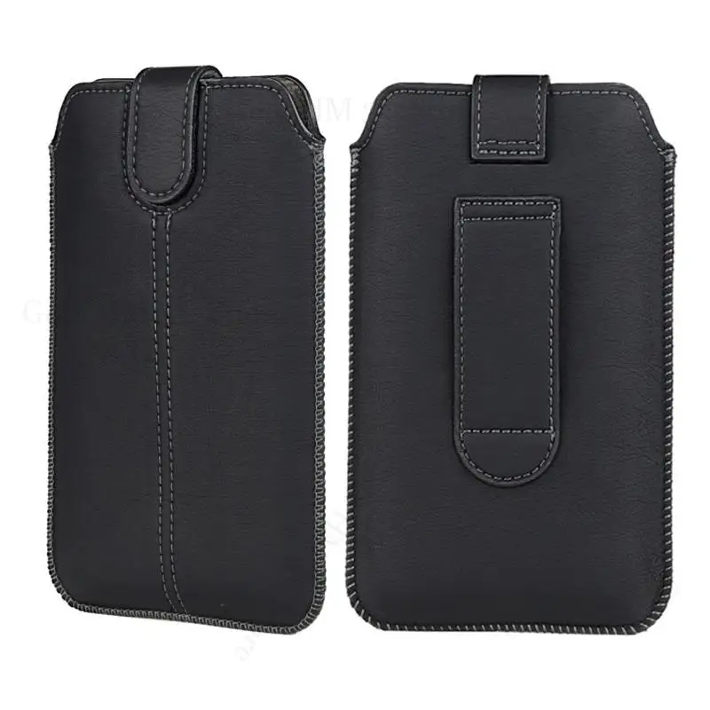 

Pouch For Doro 8110 8100 1380 Leather Phone Case For Doro 5860 7000H 780X 730X 5517 1372 1362 7011 540X Belt Loop Flip Waist Bag