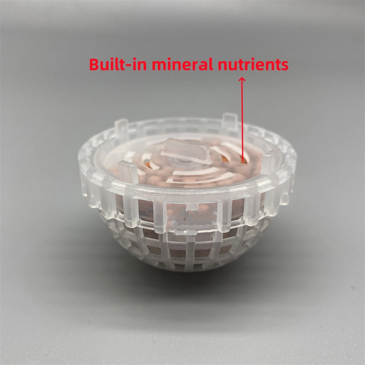 Transparent Aquarium 2-in-1 Water-sinking Ball Hemispherical Moss Ball Fish Tank Live Plants Filter Aquatic Ornamental Goods 1Pc fish tank ornaments,fish tank decorations,aquarium ornaments